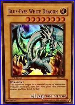 1996 Yu-Gi-Oh 1st Edition Blue Eyes White Dragon SKE-001 EXTREMELY RARE MINT