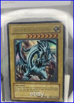 1st Edition BLUE EYES WHITE DRAGON LDD-C001 (French Canadian LOB) Extremely Rare
