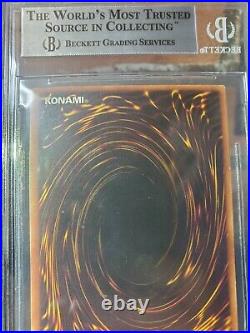 1st Edition WAVY YU-GI-OH! BGS8.5 LOB-001 Blue-Eyes White Dragon English