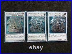 1x Ultimate Rare GHOST Blue-Eyes White Dragon YSKR-EN001 Altered Art Misprint