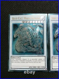 1x Ultimate Rare GHOST Blue-Eyes White Dragon YSKR-EN001 Altered Art Misprint