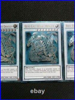 1x Ultimate Rare GHOST Blue-Eyes White Dragon YSKR-EN001 Altered Art Misprint