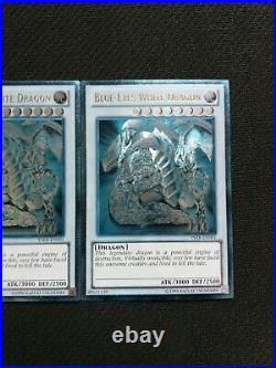 1x Ultimate Rare GHOST Blue-Eyes White Dragon YSKR-EN001 Altered Art Misprint