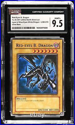 2002 Legend of Blue Eyes White Dragon #LOB-070 Red-Eyes B. Dragon CGC 9.5