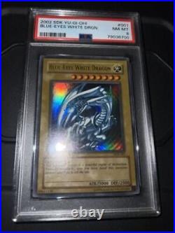 2002 PSA 8 Yu-Gi-Oh! Blue-Eyes White Dragon SDK-001 Starter Deck Kaiba