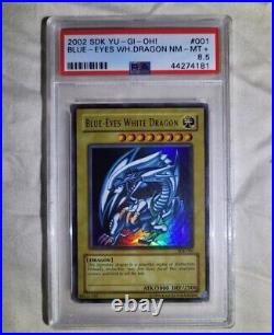 2002 Yu-Gi-Oh! Blue Eyes White Dragon SDK #001 PSA 8.5 NM-MT