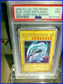 2002 Yu-Gi-Oh! Dark Duel Stories Promo Blue-Eyes White Dragon #DDS-001 PSA 9 MT