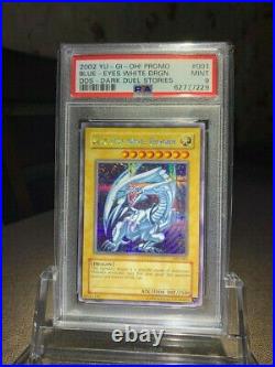 2002 Yu-Gi-Oh! Dark Duel Stories Promo Blue-Eyes White Dragon #DDS-001 PSA 9 MT