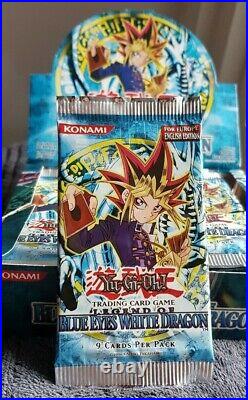 2002 Yu-Gi-Oh! Legend Of Blue Eyes White Dragon Non 1st Edition Booster Packs