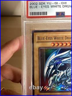 2002 Yu-Gi-Oh! SDK Starter Deck Blue Eyes White Dragon #SDK-001 PSA 10 GEM MINT