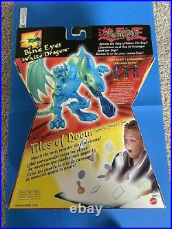 2002 Yu-Gi-Oh! UNOPENED Blue Eyes White Dragon figure Mattel Series #1 Rare