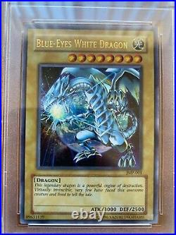 2002 Yu-gi-oh! Shonen Jump Promo Jmp 001 Blue-eyes White Dragon Psa 10