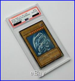 2002 YuGiOh! Blue Eyes White Dragon 1st Edition SDK-001 NA English PSA 10 GEM MT