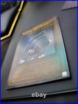 2002 Yugioh Blue-Eyes White Dragon SDK-001 Ultra Rare Faded Konami LP
