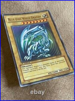 2002 Yugioh SDK-001 1st Edition Blue-Eyes White Dragon LP Ultra Rare