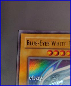 2002 Yugioh SDK-001 Blue-Eyes White Dragon Ultra Rare 1st Edition Near Mint 2002 Yugioh SDK-001 Blue-Eyes White Dragon Ultra Rare 1st Edition Near Mint