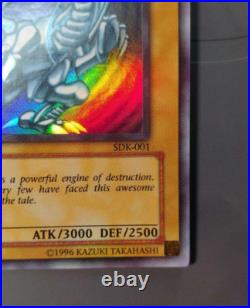2002 Yugioh SDK-001 Blue-Eyes White Dragon Ultra Rare 1st Edition Near Mint 2002 Yugioh SDK-001 Blue-Eyes White Dragon Ultra Rare 1st Edition Near Mint