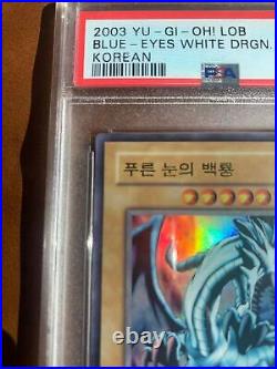2003 Yu-Gi-Oh! Legend Of Blue-Eyes White Dragon Korean LOB-K001 PSA 10 Gem Mint