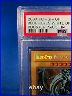 2003 Yugioh PSA 9 Blue-Eyes White Dragon BPT-009 Secret Rare OG Card