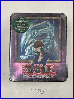 2003 Yugioh Seto Kaiba Blue Eyes White Dragon Factory Sealed Collectors Tin