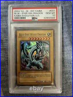 2004 Yu-Gi-Oh Blue Eyes White Dragon? Only 12 In Existence? Gem Mint 10