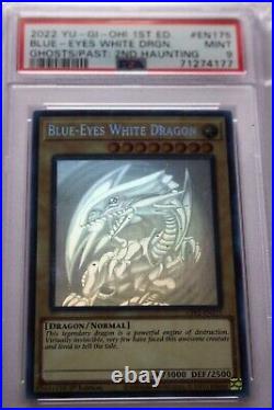 2022 Yu-Gi-Oh 1st Edition Blue-Eyes White Dragon Ghost/Past 2nd Haunting Ghost