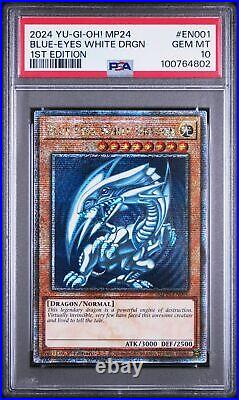 2024 Yu-gi-oh! Mp24-25th Anv Tin Dueling Mirrors Blue-eyes White Dragon Psa 10