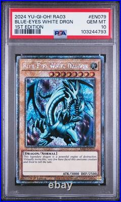 2024 Yu-gi-oh! Ra03-quarter Century Bonanza 1st Ed Blue-eyes White Dragon Psa 10 2024 Yu-gi-oh! Ra03-quarter Century Bonanza 1st Ed Blue-eyes White Dragon Psa 10