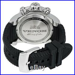 20439 Invicta 53mm mens Venom Sea Dragon Swiss Quartz Chronograph Strap Watch