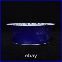 5.7 Antique Porcelain ming dynasty jianwen mark Blue white dragon Brush Washer