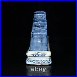 8.8 Old ming dynasty yongle mark blue white Porcelain Dragon pattern penholder