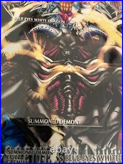 BANDAI YuGiOh Jumbo Blue Eyes White Dragon Vs Summoned Skull Duel Scene #7 CGC 8