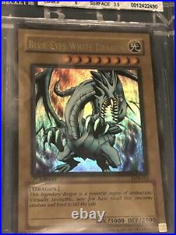 BGS 4.5 Blue Eyes White Dragon LOB-001 1st Edition WAVY