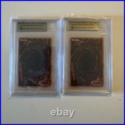 BGS 9.5 Quarter Century Dark Magician And Blue Eyes White Dragon! Gem Mint BGS 9.5 Quarter Century Dark Magician And Blue Eyes White Dragon! Gem Mint