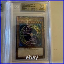 BGS 9.5 Quarter Century Dark Magician And Blue Eyes White Dragon! Gem Mint BGS 9.5 Quarter Century Dark Magician And Blue Eyes White Dragon! Gem Mint