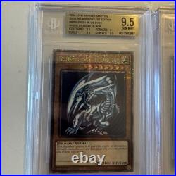BGS 9.5 Quarter Century Dark Magician And Blue Eyes White Dragon! Gem Mint BGS 9.5 Quarter Century Dark Magician And Blue Eyes White Dragon! Gem Mint