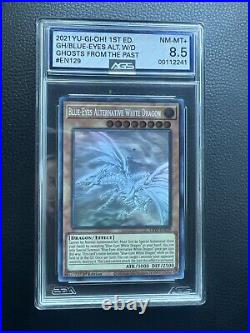 Blue Eyes Alternativa White Dragón Ghost Rare