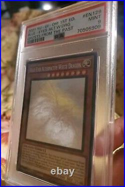 Blue Eyes Alternative White Dragon Ghost Rare PSA 9 Ghosts from the Past Yugioh