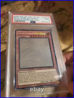 Blue Eyes Alternative White Dragon Ghost Rare PSA 9 Ghosts from the Past Yugioh