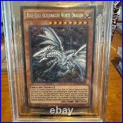 Blue-Eyes Alternative White Dragon MVP1-ENS46 Beckett 9.5