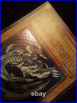 Blue Eyes White Dragon 1st Edition Holo Foil Rare Yugioh Card USA #1 Konami EX
