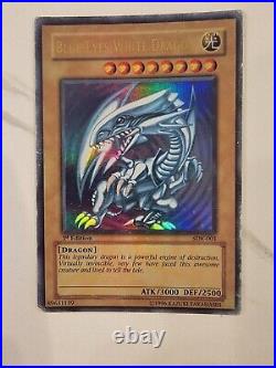 Blue Eyes White Dragon 1st Edition SDK-001 English Version Yugioh Card