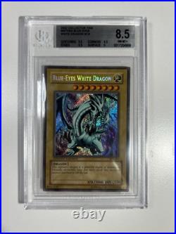 Blue-Eyes White Dragon BPT-003 2002 Collector's Tin Promo BGS 8.5 graded