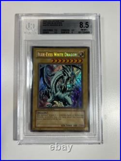 Blue-Eyes White Dragon BPT-003 2002 Collector's Tin Promo BGS 8.5 graded