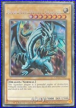 Blue-Eyes White Dragon CT14-EN002 YuGiOh TCG Error Card From Japan