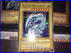 Blue-Eyes White Dragon (DDS-001 Prismatic Secret Rare Unlimited Moderate Play)