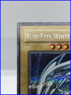 Blue-Eyes White Dragon DDS-001 -Promo- Lightly Played- Secret Rare Yu-Gi-Oh