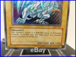 Blue Eyes White Dragon DDS-001 Secret Rare Yugioh Card Dark Dual Stories Promo