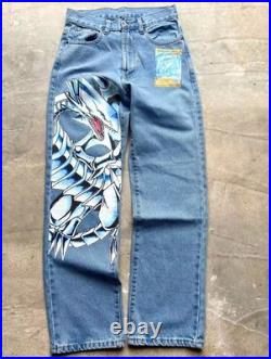 Blue Eyes White Dragon Denim Jeans