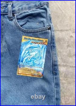 Blue Eyes White Dragon Denim Jeans